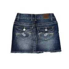Justice Jean Skirt Skort Denim Girls Size 8S