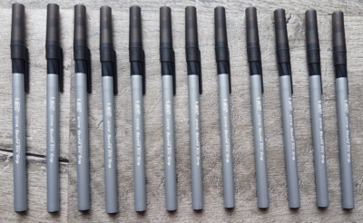 12 x BiC Round Stic Grip Xtra-Comfort Kugelschreiber Schwarze Tinte
