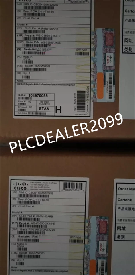 1PC New Cisco WS-C3850-24XS-E IP Base Switch 24 SFP+ Ethernet Ports 715WAC PS - Image 2 of 4