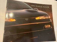 1992 Eagle Talon Sales Brochure Original W Color Chart Box 418 1992 Eagle Talon Sales Brochure Original W Color Chart Box 418