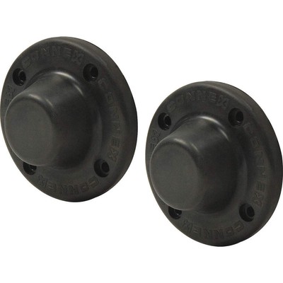 MAG-MATE D3X2BL Magnetic Door Holder,EPDM Rubber,Black 52YZ73