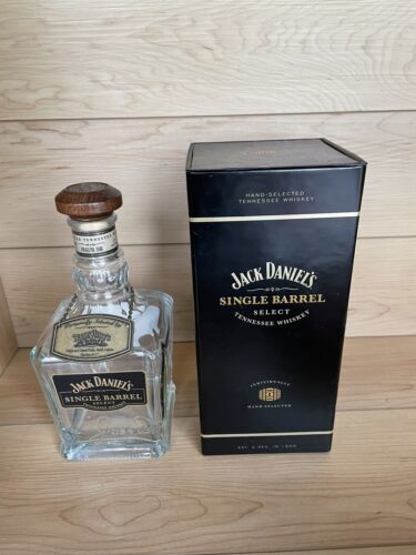2011 Jack Daniels Single Barrel 750ml, Empty Bottle, Box, Tags, Cork - Afbeelding 1 van 12