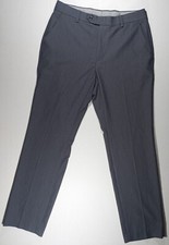 Miachel Kors Men's Modern Fit Wool-Blend Suit Pants Dark Grey Size 32W 30L