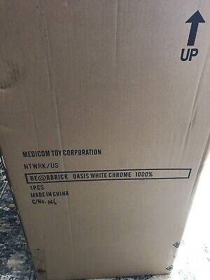 Medicom 1000% Bearbrick ~ Oasis Be@rbrick White Chrome Medicom 1000% Bearbrick ~ Oasis Be@rbrick White Chrome