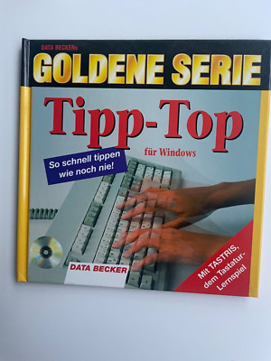 Data Becker - Goldene Serie - Tipp- Topp tippen lernen  mit CD  neu unbenutzt