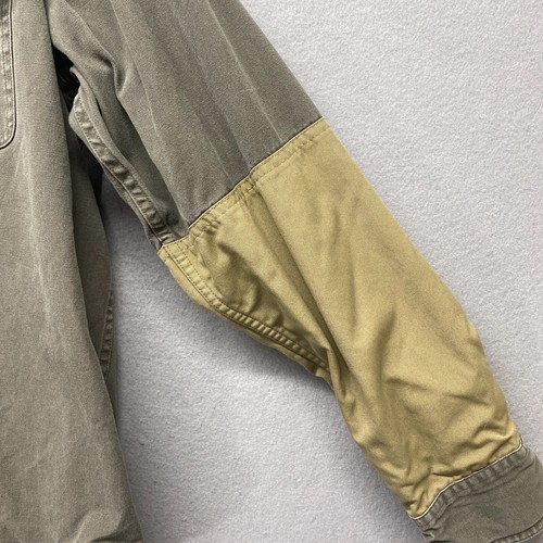 Cabelas Shirt Mens XL Green Shooting Hunting Button-Up Heavy Cotton Right Hand - 第 6/12 張圖片