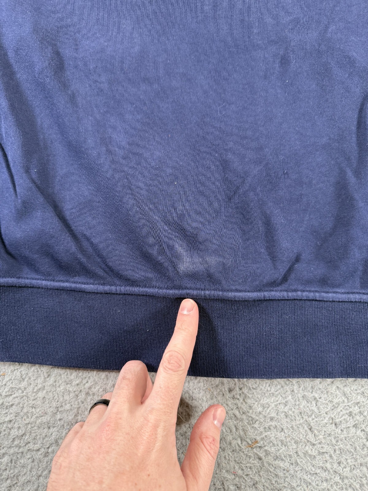 Polo Ralph Lauren Big Pony Uomo Track Jacket XL Blu Sbiadito Manica Lunga Logo