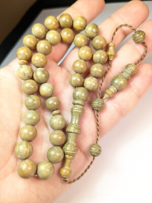 Grünholz Türkische Gebetsperlen Tasbih Yesil Pelesenk Tesbih Misbaha Subha 821