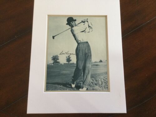 Image autographe de golf Ben Hogan 1940S Swinging Texas Masters certificat JSA  - Photo 1/5