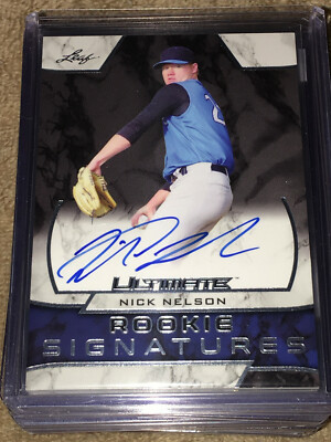 NICK NELSON 2019 Leaf ULTIMATE Autograph ROOKIE SIGNATURES YANKEES