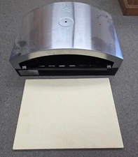 Camp Chef Artisan Outdoor Pizza Oven 24" Dual Burner, Ceramic Pizza Stone PZ90