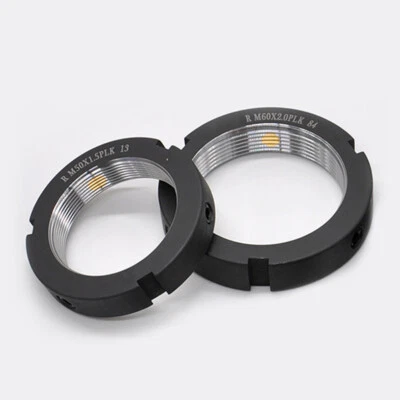 QUARKMRO Select M8 - M80 R Type Precision Ball Screw Rod Locknut Retaining Castle Nut