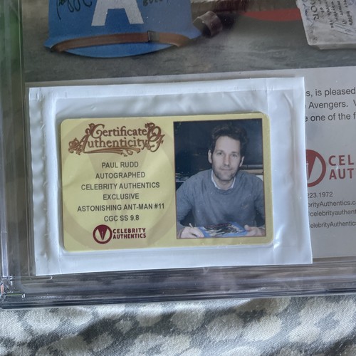 Paul Rudd, Evangeline Lilly Autographed Ant-Man #11 CA Movie Variant CGC SS 9.8 - Picture 4 of 8