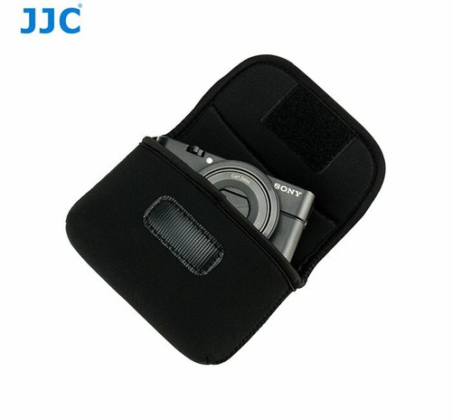 JJC OC-R1BK neoprene Compact Camera Pouch Bag fit camera lens up to 113x66x39mm - Picture 3 of 8
