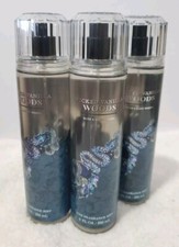3 PCS SET BATH  BODY WORKS WICKED VANILLA WOODS FINE FRAGRANCE MIST SPRAY 8.OZ