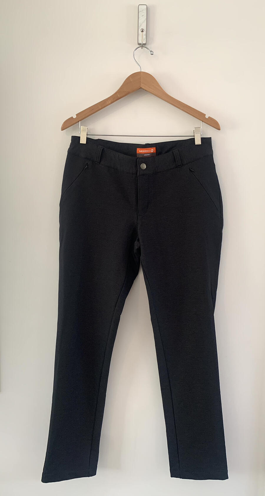 Pantaloni donna Merrell Select Dry misto nylon Activewear grigio scuro taglia 8