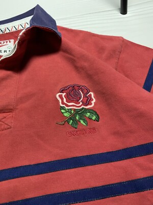 Maillot De Rugby Vintage Angleterre Cotton Traders – Années 90, Manches Longues, Taille XL