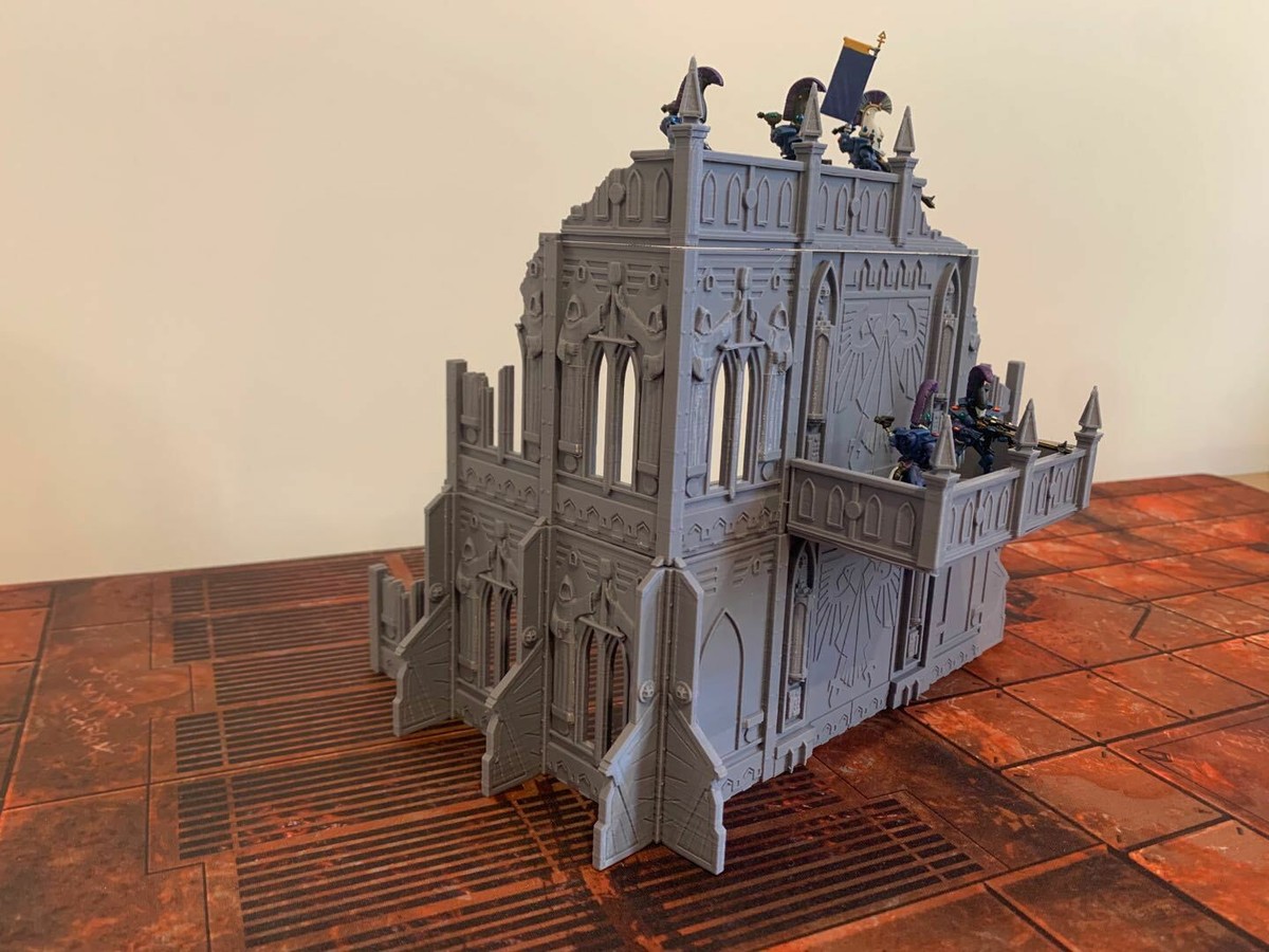 Warhammer 40k Terrain Ruins imperial gothic themed AOS Warhammer 40k Terrain Ruins imperial gothic themed AOS