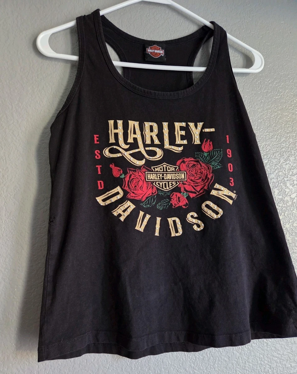 Harley-Davidson Cotton Floral Tank Tops for Women for sale | eBay