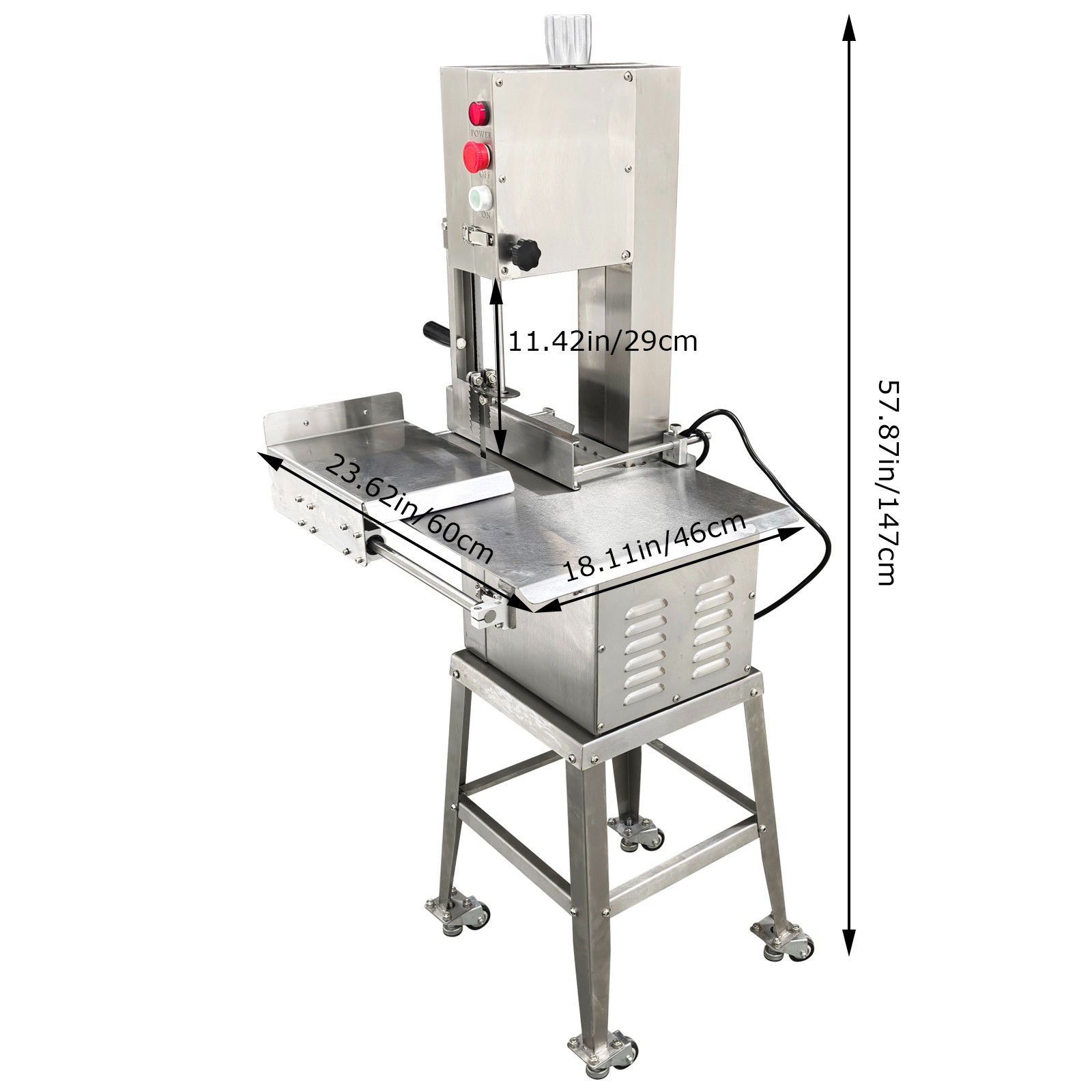 Electric Commercial Bone Sawing Machine Frozen Pork Beef Mutton and Chicken Feet