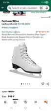 Roces Girls Ice Skates Sz 3