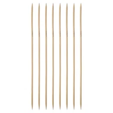 8Pcs Bamboo Knitting Needles Double Pointed Size US 5(3.75mm) 10 inch(25cm)