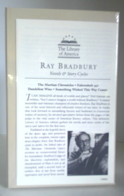 Library of America: RAY BRADBURY ''Novels & Story Cycles'' - ''Fahrenheit 451'' -NEW