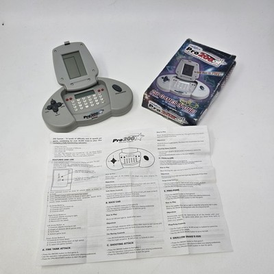 Protech Pro 200 Gaming System Handheld 256 Games Calculator Box Manual 2000s