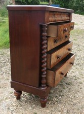 BIG Victorian Mahogany Chest of Drawers, Scotch Chest