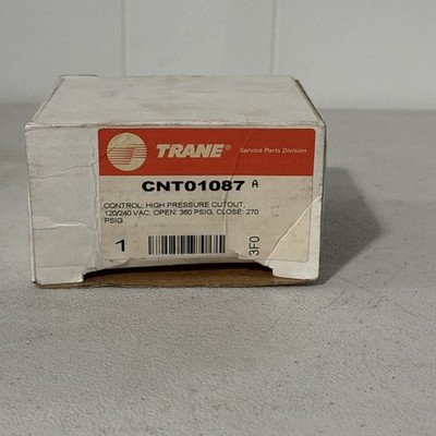 TRANE CNT01087 control HIGH PRESSURE CUTOUT X13210085010 ACB-2UB76W