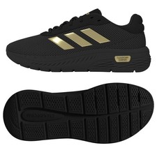 Adidas Schnürschuh Cloudfoam Comfy Schwarz Textil Sportschuh Sneaker Halbschuh