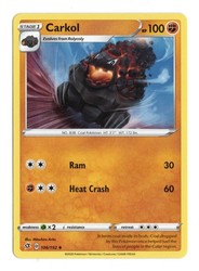 Carkol 106/192 Uncommon Rebel Clash Pokemon TCG