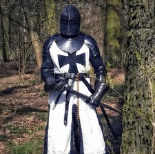 Medieval Steel Heritage Templar Knight Armor Set Full Medieval Suit of Armor