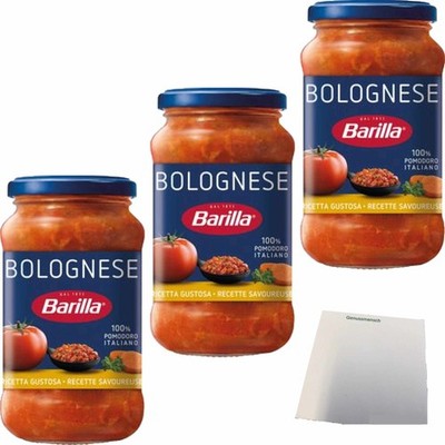 Barilla Sauce Bolognese 3er Pack 3x400g Glas usy Block