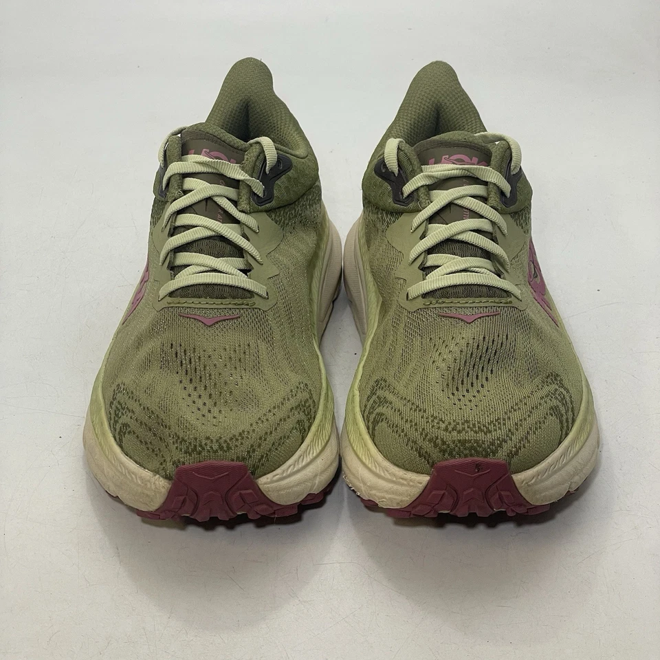 Hoka Challenger ATR 7 Green Shoes Women Size 8 Trail Outdoor Running Sneakers - Image 3 of 4