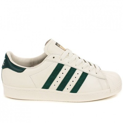 SNEAKER ADIDAS SUPERSTAR 80S DLX B35981 SIZE 44 2/3 US 10.5 NEW