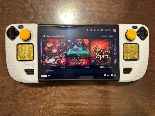 Valve Steam Deck OLED 512GB Black Handheld Console With Charger
