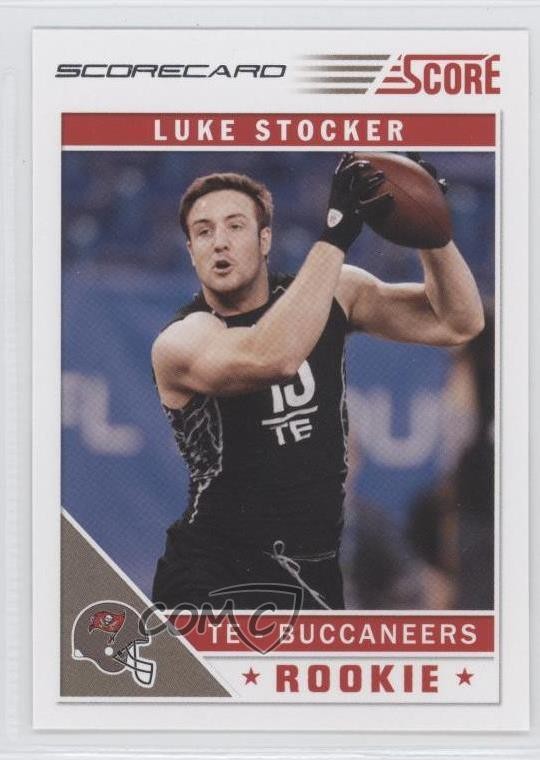 2011 Score Rookie Scorecard Luke Stocker #359 Rookie RC 0a9