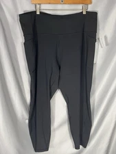 NWT WOMENS RBX LIVE LIFE ACTIVE TECH FLEX PLUS Sz 3X ANKLE LENGTH LEGGING BLACK