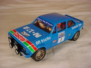 Ford Escort MkII CASTROL Eaton's Yale #1 Lombard Rally resin 1/32 scale.
