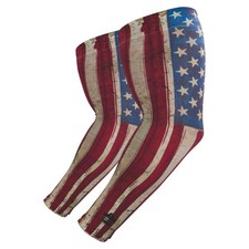 CHILL-ITS BY ERGODYNE 6695 Arm Sleeve,American Flag,XL/2XL,PR1 807EJ7