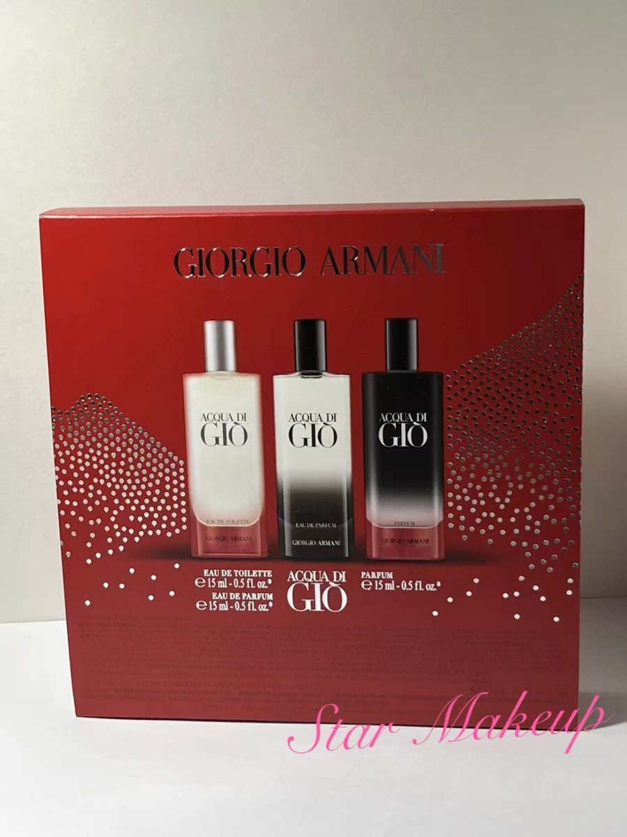 Giorgio Armani ACQUA DI GIO DISCOVERY HOLIDAY SET 3 PCS COLOGNE