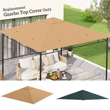 3 x 3 m Gazebo Canopy Replacement Cover, Garden Gazebo Roof Replacement