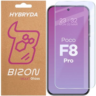 Schutzglas für Xiaomi POCO F8 Pro Bizon Displayschutzglas Hybridglas Handyglas