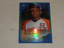 2005 Bowman Chrome Draft Picks Blue Refractor #146 Edwin Encarnacion 091/150 RC