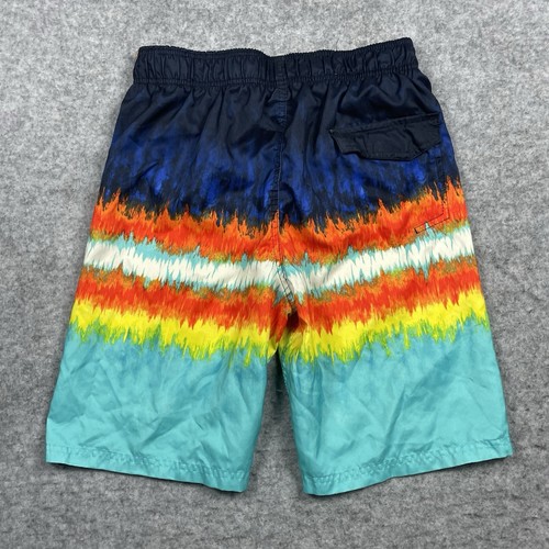 Zero Exposure Swim Trunks Boys Blue Gradient XL - 18/20 Lined Swimming Shorts - Picture 9 of 10