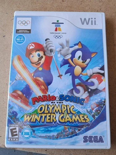 Mario & Sonic At The Olympic Winter Games Wii With Manual