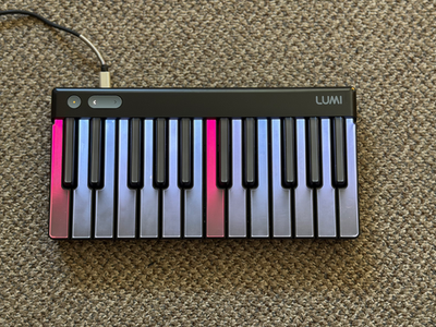 ROLI Lumi Keys Studio Edition Light Up Midi Keyboard BLACK w/Box