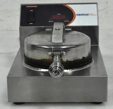 Nemco Waffle Cone Baker Iron w/ Single 7" Diameter Fixed Grid 7030A