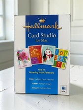 Sealed Hallmark Card Studio Mac DVD Greeting Card Software 7500 Cards Box